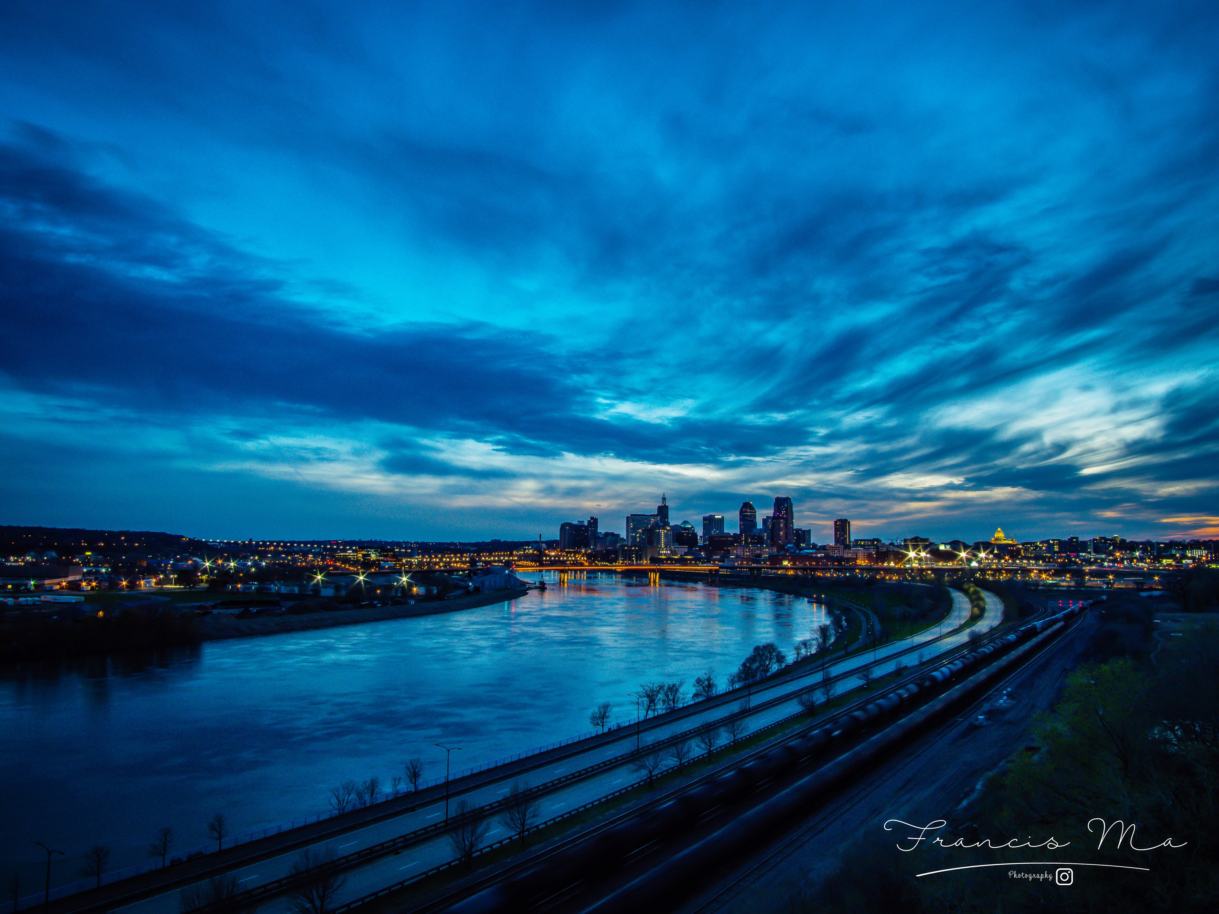 Sunset in Saint Paul